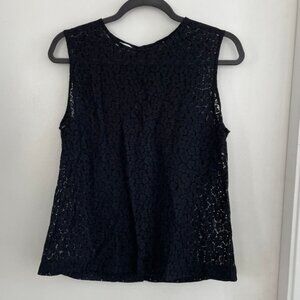 Black Lace French designer Equipment Shirt